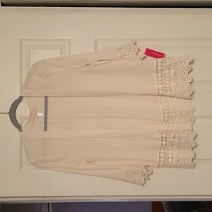 White xhiliration kimono shirt